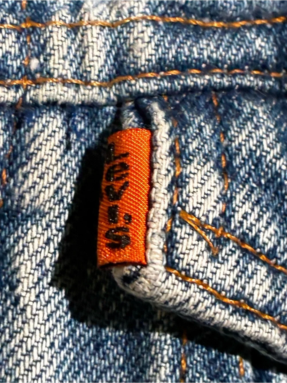 VTG Levi’s Little Levi’s Jean Jacket Orange Tab